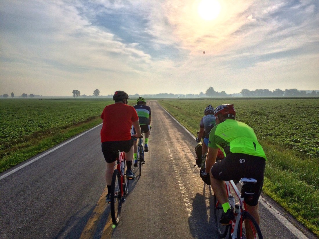 Returning during Sunrise